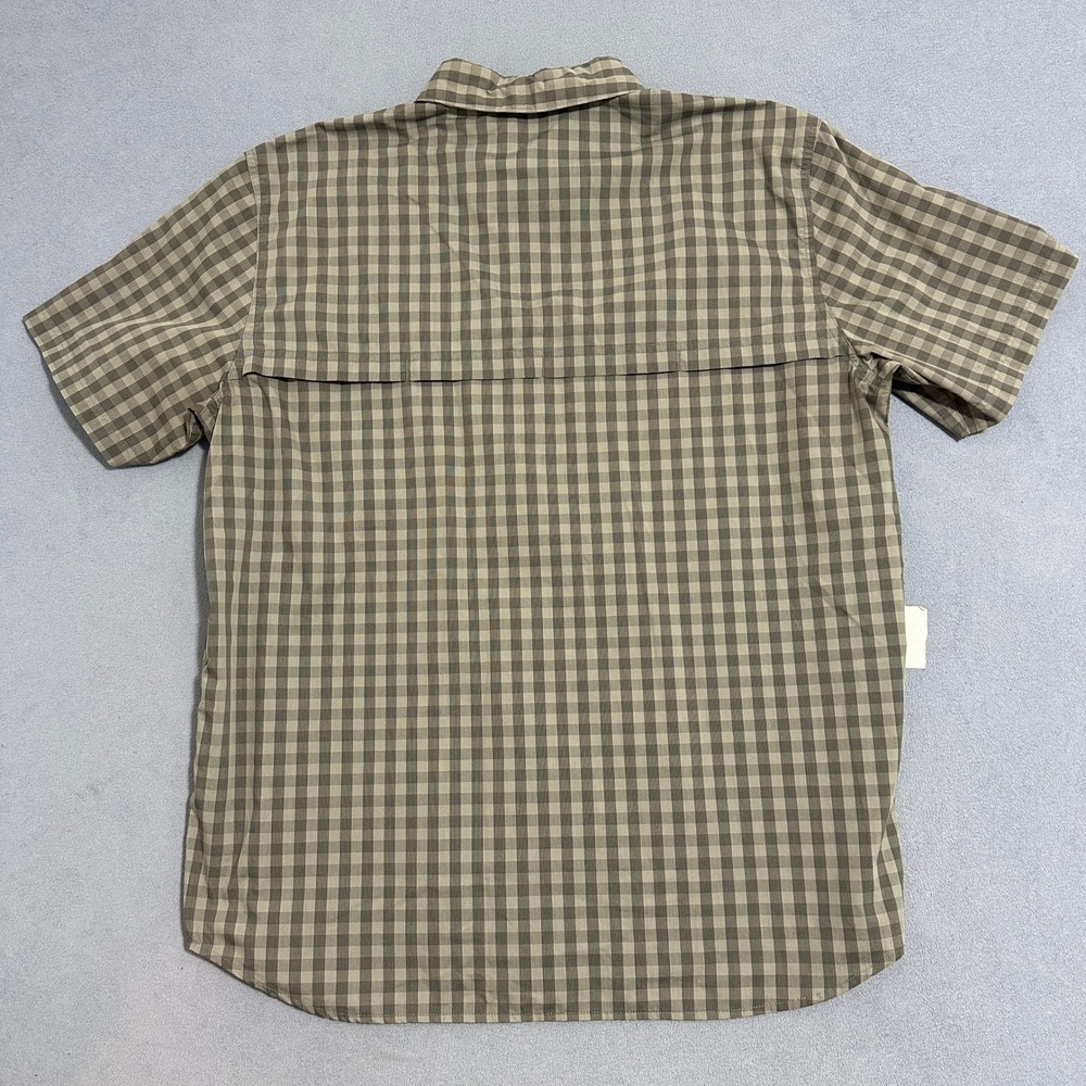 Carhartt Force Relaxed Fit Plaid Work Shirt Short Sleeve Gray Mens Size XL - Picture 2 of 11